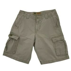 Lee Dungarees Shorts Men's Size 32 Outdoor Hiking Flap Pockets Athletic Cargo